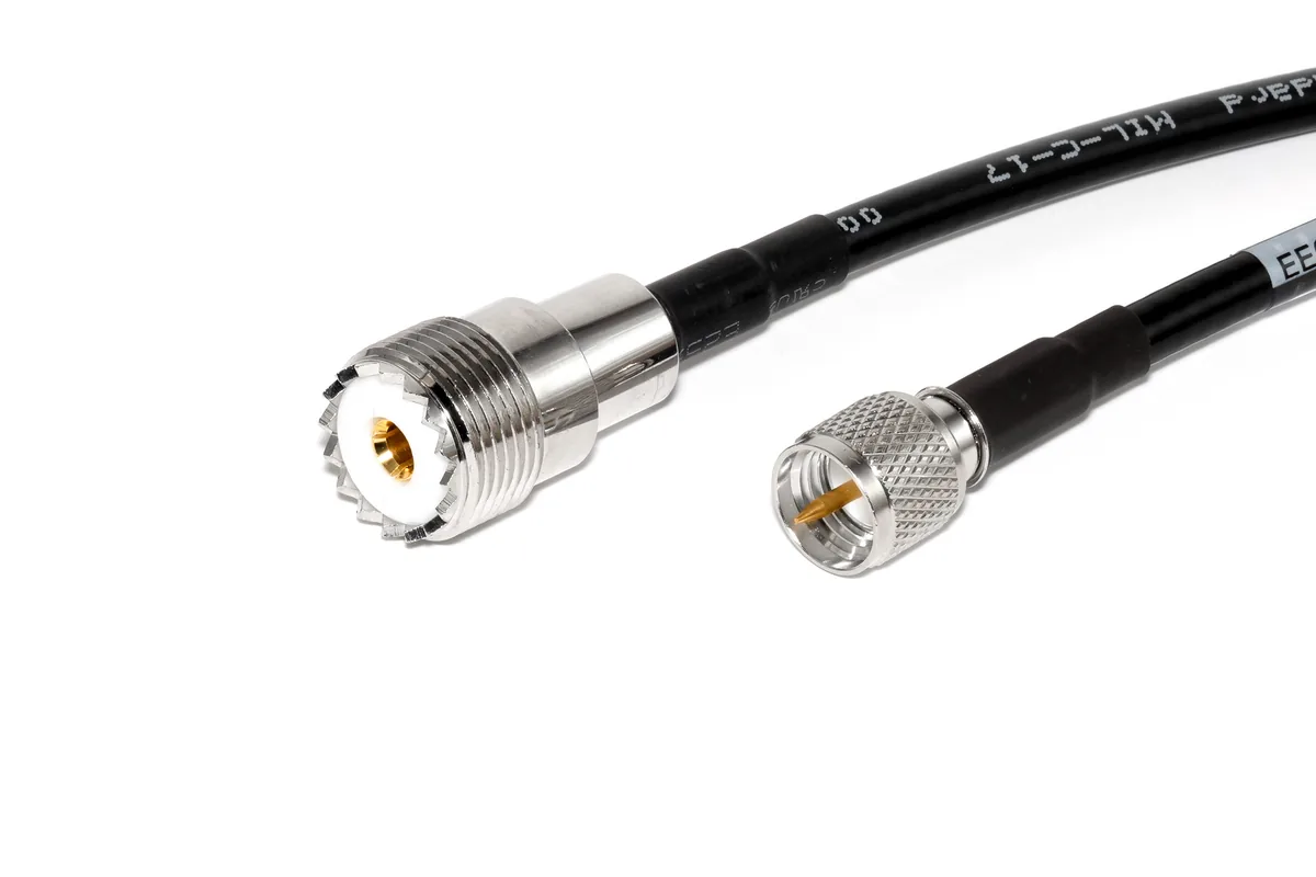 Переходник Эксперт Электроникс Mini UHF — HF(PL259)
