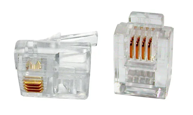 Коннектор QTECH QPP-RJ12-6P4C