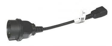 Кабель POWERCOM SCUT IEC-320 C14 to Socket Type-F