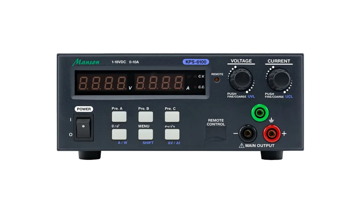 Источник питания постоянного тока Manson KPS-6100